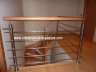 Baranda de acero y madera 7